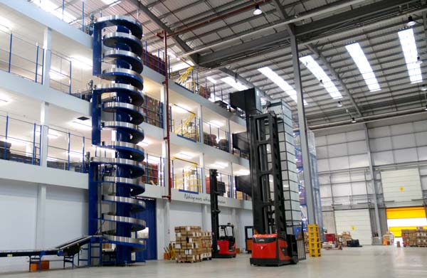 Three-tier Spiral installed at major eCommerce retailer